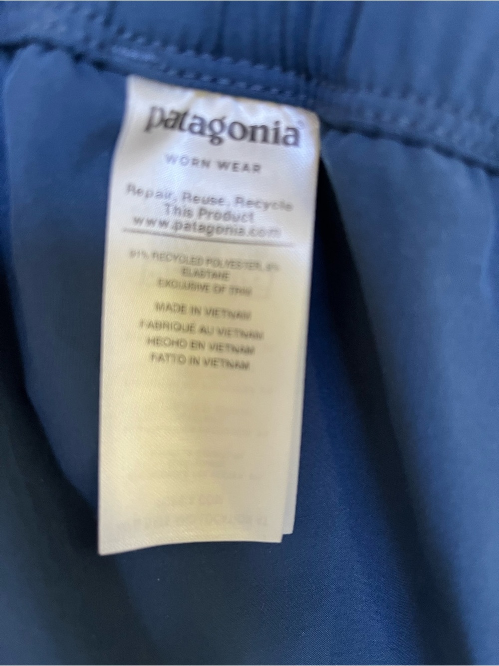Patagonia Worn Wear Fleetwith Jumpsuit - Deep Blue - Size: Small - Picture 10 of 10